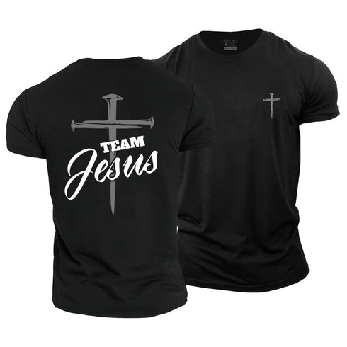 Men's Team Jesus Cotton T-Shirt