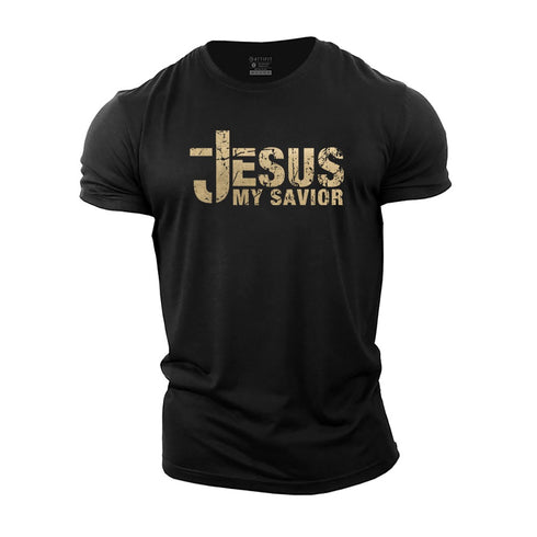 Men's Jesus My Savior Cotton T-Shirt