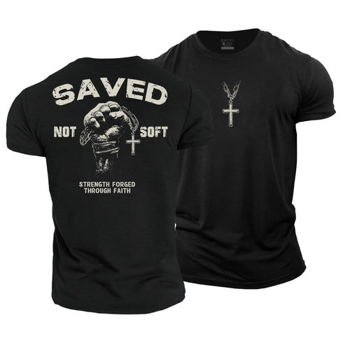 Men's Saved Not Soft Cotton T-Shirt
