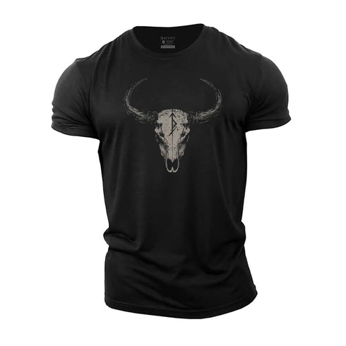 Men's Strength Bull Cotton T-Shirt