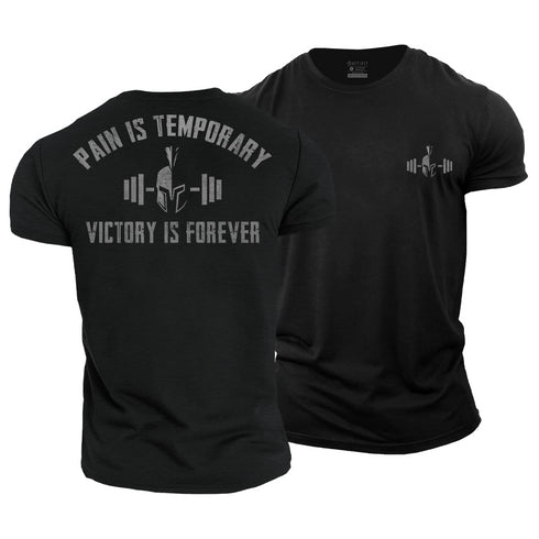 Men's Pain Is Temporary Victory Is Forever Cotton T-Shirt