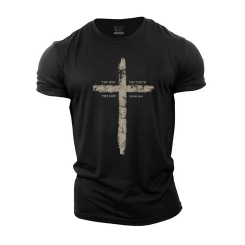 Men's The Way The Truth The Life Cotton T-Shirt