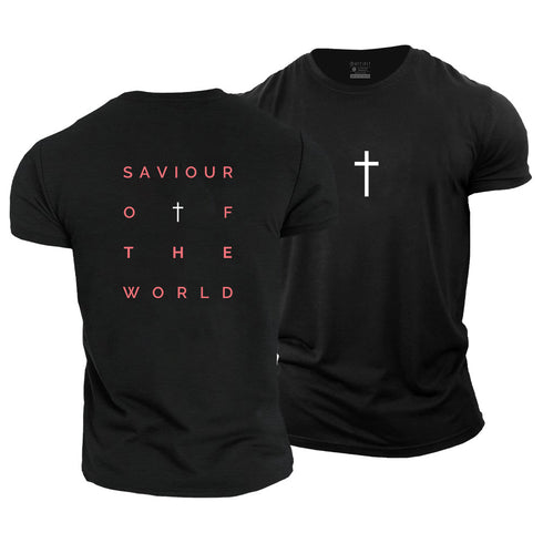 Men's Saviour Of The World Cotton T-Shirt