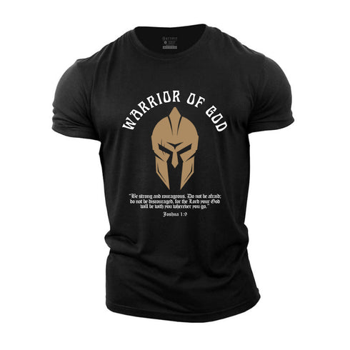 Men's Warrior Of God Cotton T-Shirt