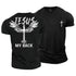 Men's Jesus Has My Back Cotton T-Shirt