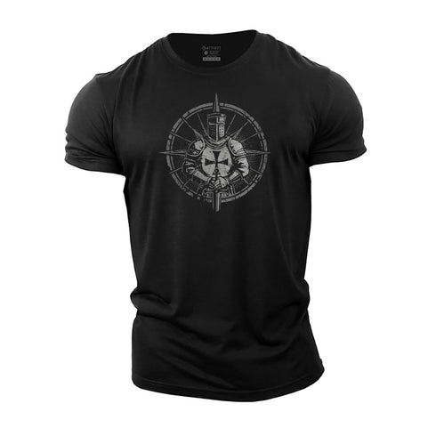 Men's Crusader Knight Cotton T-Shirt
