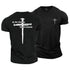 Men's By His Wounds We Are Healed Cotton T-Shirt