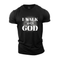Men's I Walk With God Cotton T-Shirt