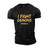 Men's I Fight Demons Cotton T-Shirt