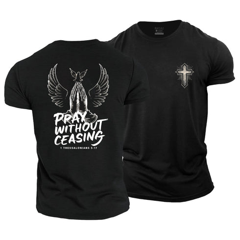 Men's Pray Without Ceasing Cotton T-Shirt