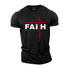 Men's Faith Brush Stroke Cotton T-Shirt