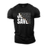 Men's Jesus Saves Cotton T-Shirt
