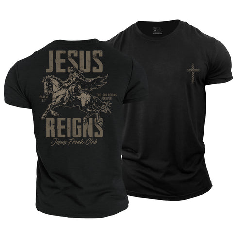 Men's Jesus Reigns Cotton T-Shirt