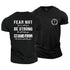 Men's FEAR NOT BE STRONG STAND FIRM Cotton T-Shirt