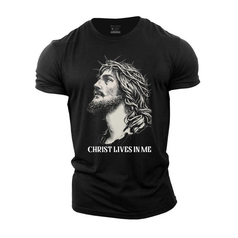 Unisex CHRIST LIVES IN ME Cotton T-Shirt
