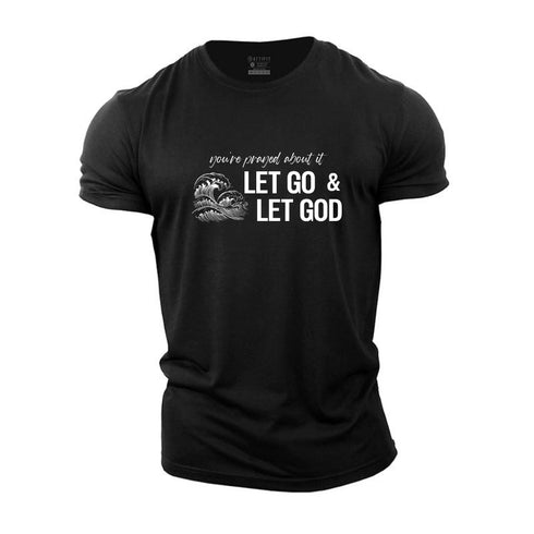 Men's Let Go & Let God Cotton T-Shirt