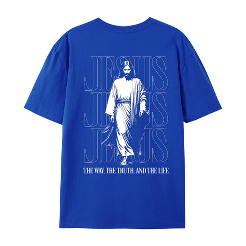 Men's Jesus The Way The Truth And The Life Cotton T-Shirt