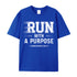 Unisex Run With A Purpose Cotton T-Shirt