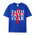 Unisex Faith Over Fear Cotton T-Shirt