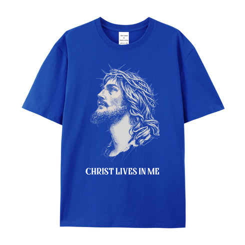 Unisex CHRIST LIVES IN ME Cotton T-Shirt