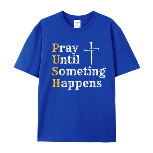 Unisex Pray Cotton T-Shirt