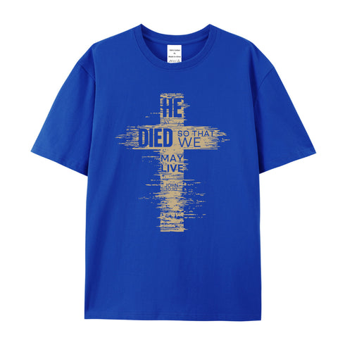 Men's We May Live Cotton T-Shirt