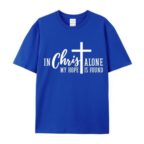 Unisex My Hope Is Found In Christ Alone Cotton T-Shirt