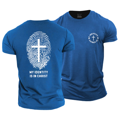 Men's My Identity Is In Christ Cotton T-Shirt