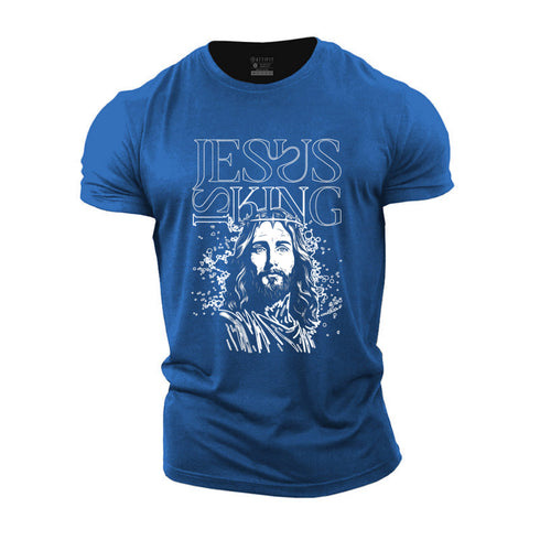 Unisex Jesus Is King Cotton T-Shirt