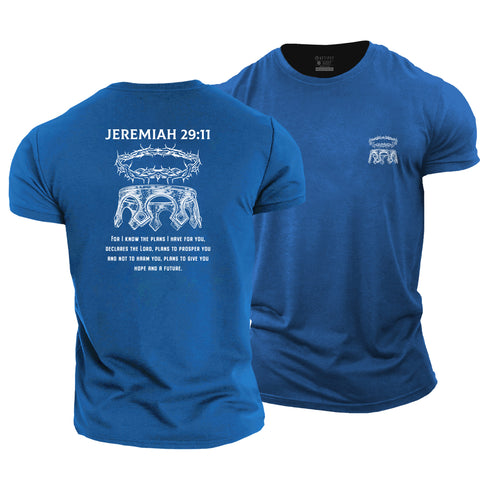 Men's JEREMIAH 29:11 Cotton T-Shirt