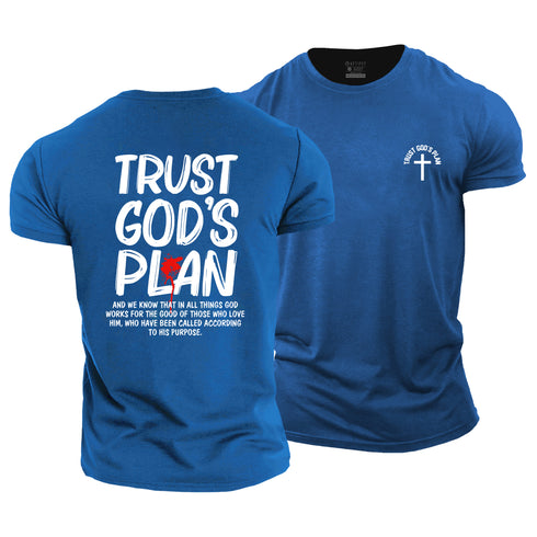 Men's Trust God's Plan Cotton T-Shirt