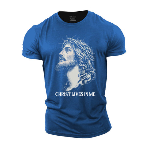 Unisex CHRIST LIVES IN ME Cotton T-Shirt