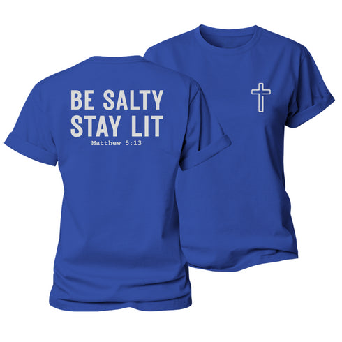 Women's Be Salty Stay Lit Cotton T-Shirt