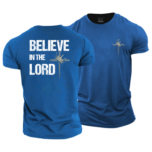Men's Believe In The Lord Cotton T-Shirt