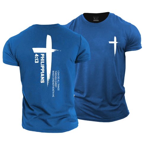 Unisex I Can Do All Things Through Christ Cotton T-Shirt