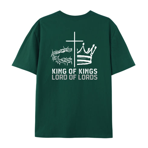 Men's King Of Kings Lord Of Lords Cotton T-Shirt