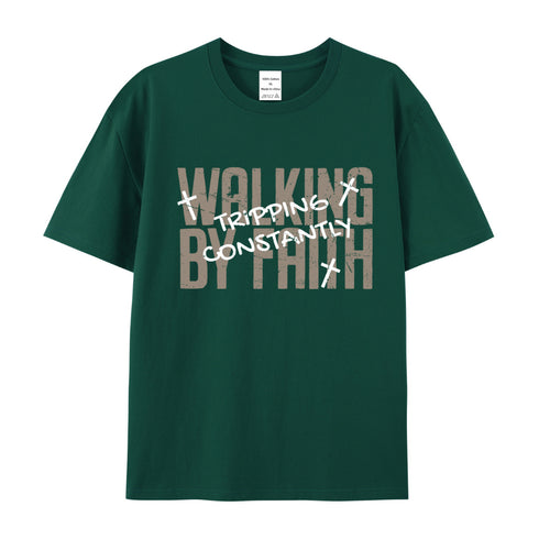 Unisex Walk By Faith Cotton T-Shirt