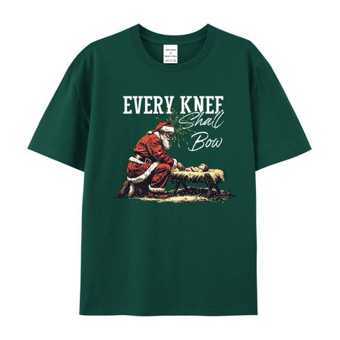 Unisex Every Knee Shall Bow Cotton T-Shirt
