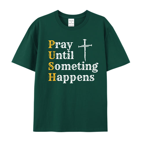Unisex Pray Cotton T-Shirt