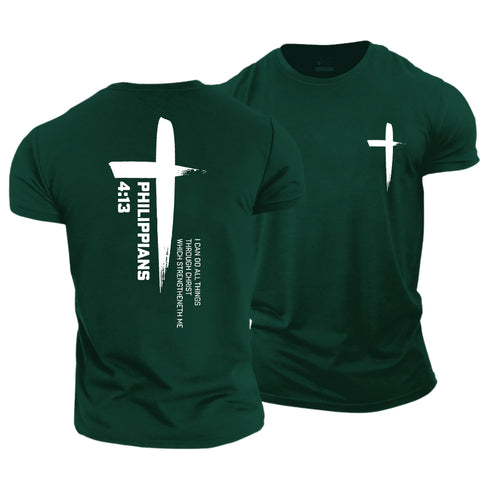 Unisex I Can Do All Things Through Christ Cotton T-Shirt