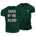 Unisex Saved By The Blood Cotton T-Shirt