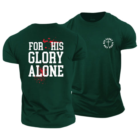 Men's For His Glory Alone Cotton T-Shirt