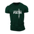 Men's Faith Brush Stroke Cotton T-Shirt