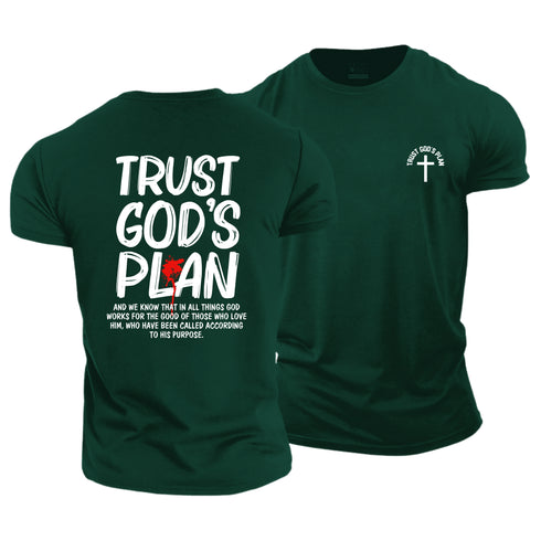 Men's Trust God's Plan Cotton T-Shirt