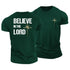 Men's Believe In The Lord Cotton T-Shirt