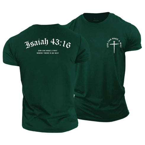 Men's God can make a way Cotton T-Shirt