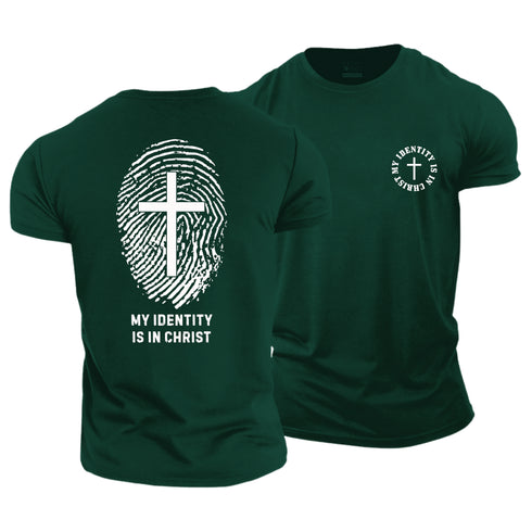 Men's My Identity Is In Christ Cotton T-Shirt