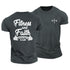 Men's Fitness And Faith Committed To Both Cotton T-Shirt