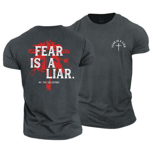 Men's Fear Is A Liar Cotton T-Shirt