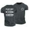 Men's FEAR NOT BE STRONG STAND FIRM Cotton T-Shirt